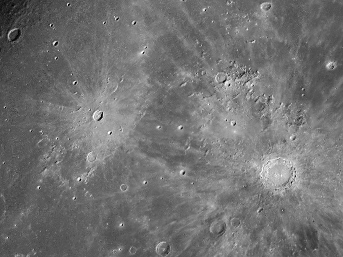 Cratères Copernic et Kepler